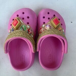 Disney princess light up crocs